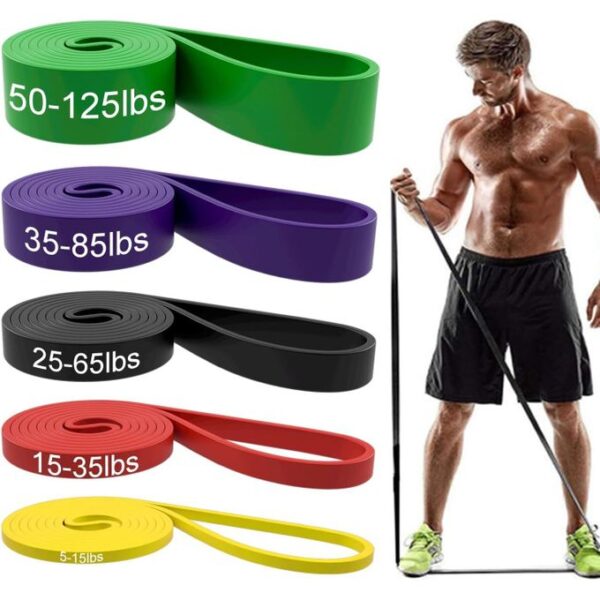 KipFit 5pcs Pull Up Bands, Resistance Bands, Pull Up Assistance Bands Set for Men & Women, Exercise Workout Bands for Working Out, Body Stretching, Physical Therapy, Muscle Training