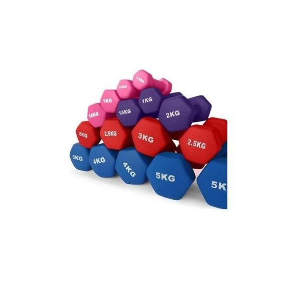4kgs PAIR Dumbbell Sets Weight Neoprene Shaped Soft Dumb Bell